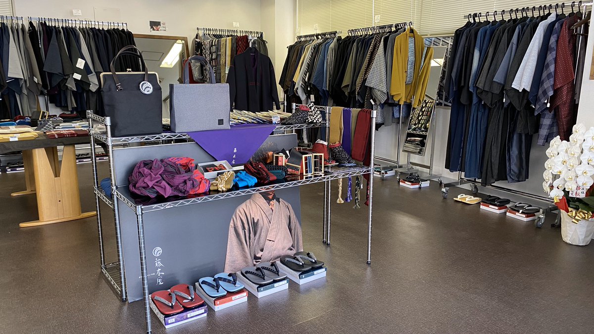 男の着物 藤木屋＠男着物&メンズ浴衣専門店、東京都内最大級の品揃え tweet media