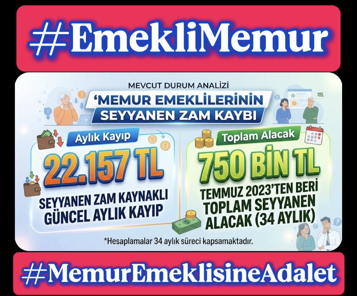 Memur Emeklileri Platformu 🇹🇷Ⓜ️☪️🇹🇷 tweet media