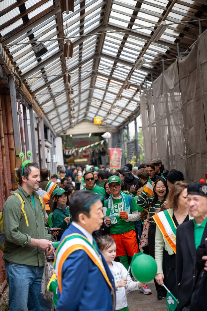 IrishEmbJapan's tweet image. 3月22日、福井市で開催された「ふくいパトリックスデー」に、オドノヴァン副代表が参加しました。緑色のものを身につけ、楽しいパレードやイベントの開催にご尽力くださいました主催者やボランティアの皆様、ありがとうございました☘

#セントパトリックスデー #StPatricksDay