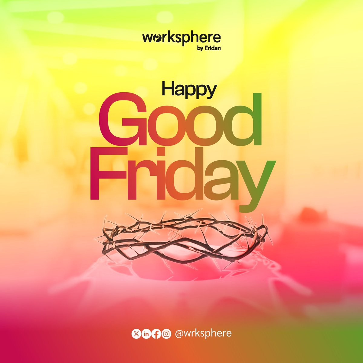 Wrksphere's tweet image. Pause. Reflect. Reset.

This Good Friday, take a moment to realign and move forward with purpose. 🤍

#GoodFriday #Worksphere #Growth #Mindset #Coworking #StayFocused #Productivity