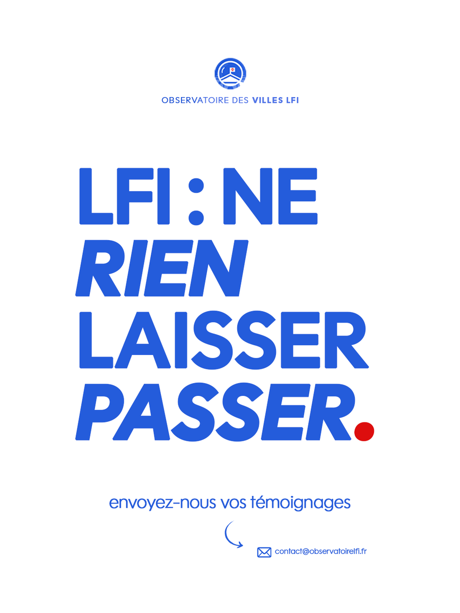 Observatoire des villes LFI tweet media