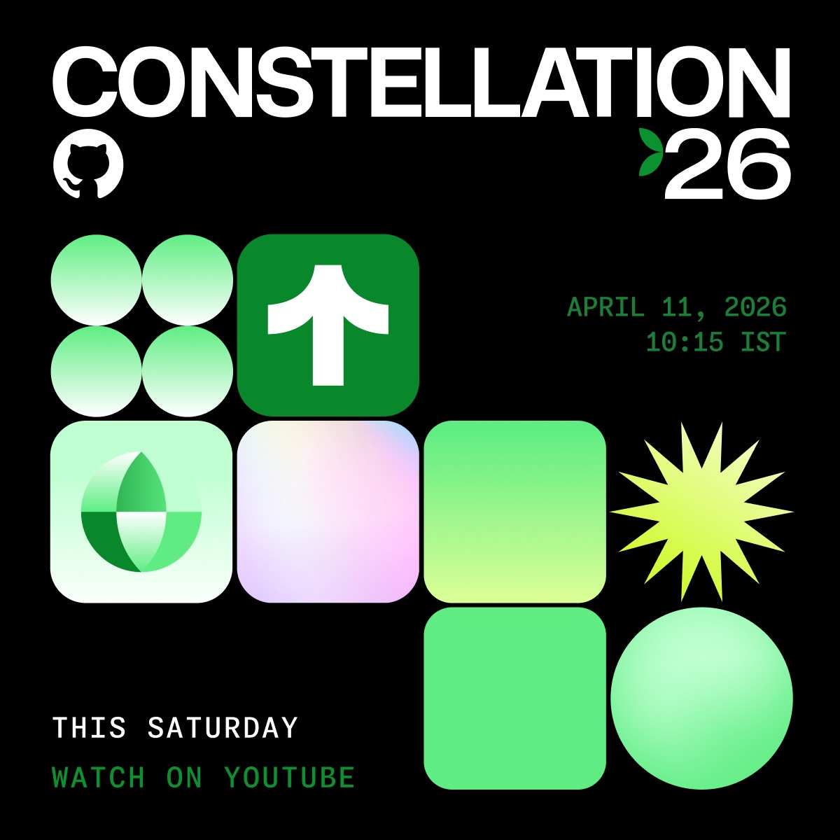 📅 This Saturday! GitHub Constellation India keynote goes LIVE on ...
