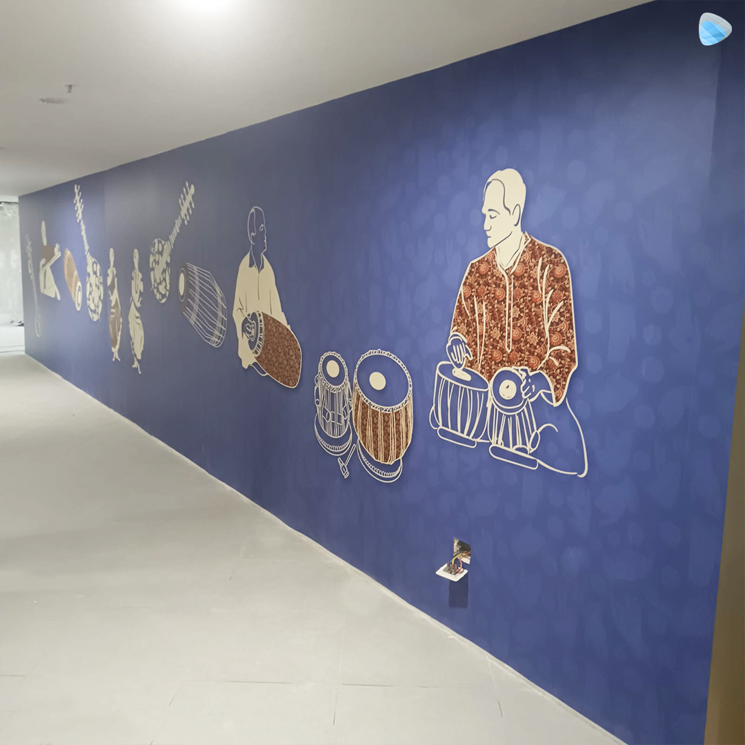 BluePebbleDS's tweet photo. From one level to the next, colours shift and motifs evolve—bringing the space to life. Inspired by Telangana’s cultural essence, this multi-floor journey adds vibrancy to everyday workspaces.

#DesignWithPurpose #SpatialStorytelling #WorkplaceDesign #DesignThinking #BluePebble https://t.co/C13xeu6QIE