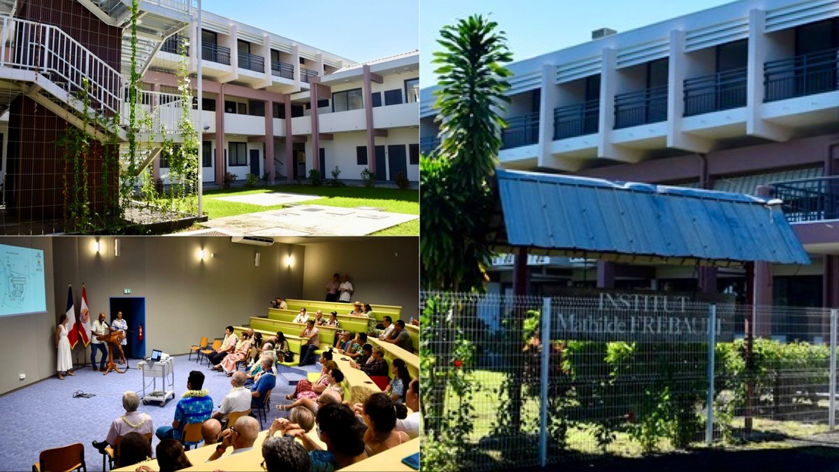 outremers360's tweet image. 🗞️ #Polynésie : Réhabilité, l’Institut Mathilde Frébault prêt à accueillir des étudiants infirmiers et aides-soignants 

➡️outremers360.com/bassin-pacifiq…

🧑🏾‍⚕️Les nouveaux locaux de l’Institut de Formation des Professions de #Santé Mathilde Frébault ont été inaugurés ce jeudi matin, à