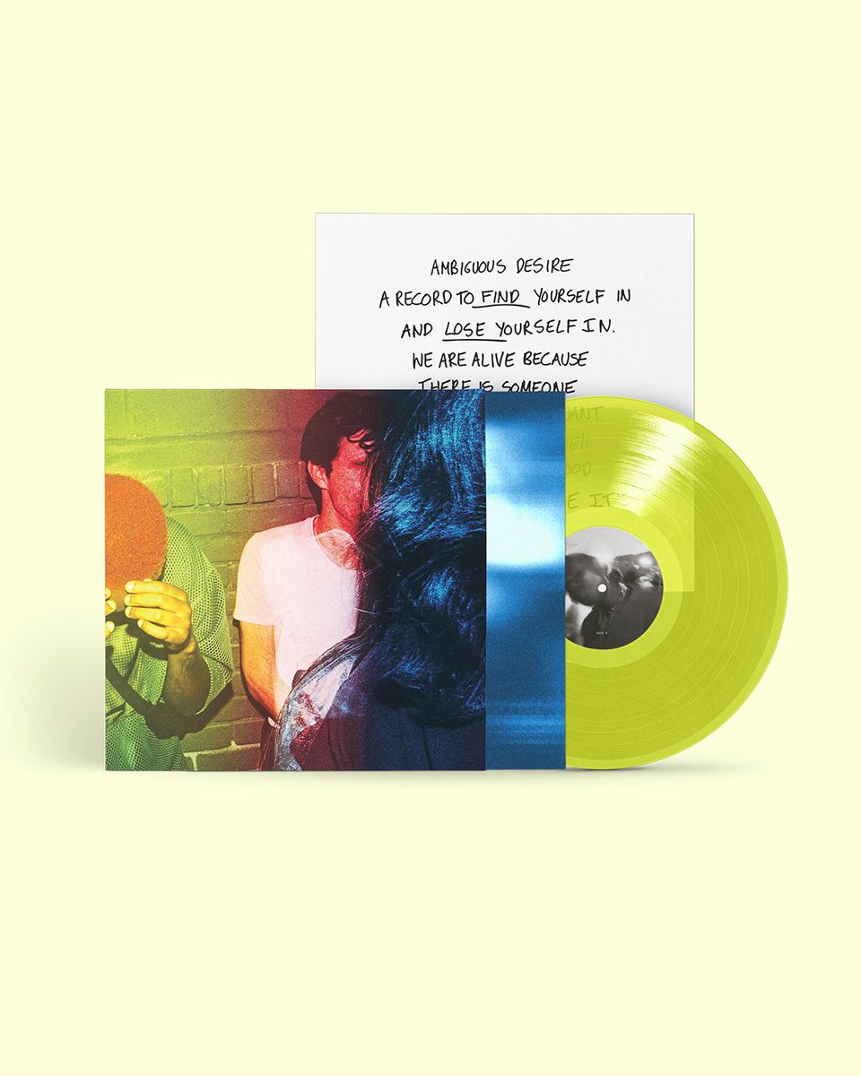 transgressiveHQ's tweet photo. .@arloparks' third studio album, Ambiguous Desire is out now!

If you’re in London, Arlo will be at @RoughTrade West this afternoon for a special signing / meet & greet to celebrate.

Get the record on transparent red & classic black vinyl. As well as CD and Cassette. 

Also, from today there is alternate artwork version on neon yellow vinyl! 

https://t.co/pVUjm6rFLN