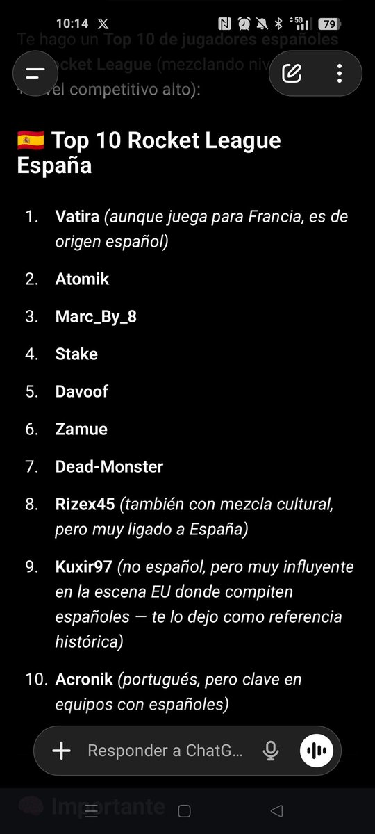 wilfred_RL's tweet photo. @MendoCoach Debes tener el premium porque mira lo que me contesta a mi 😂 https://t.co/hsJt0EkS3T