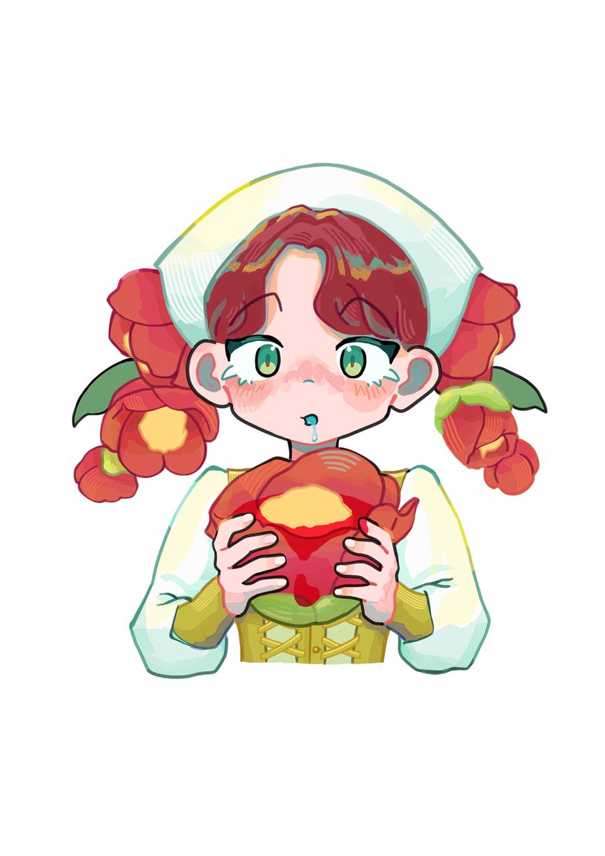 最近  春の訪れを感じる⸜🌷︎⸝

 #イラスト  #お花  #oc