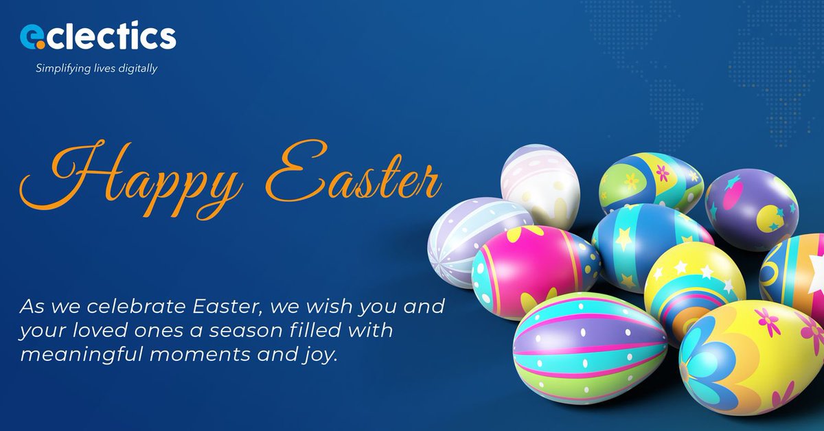 eclecticsio's tweet photo. Wishing you and your loved ones a joyful Easter. https://t.co/vUrZTgxdmC