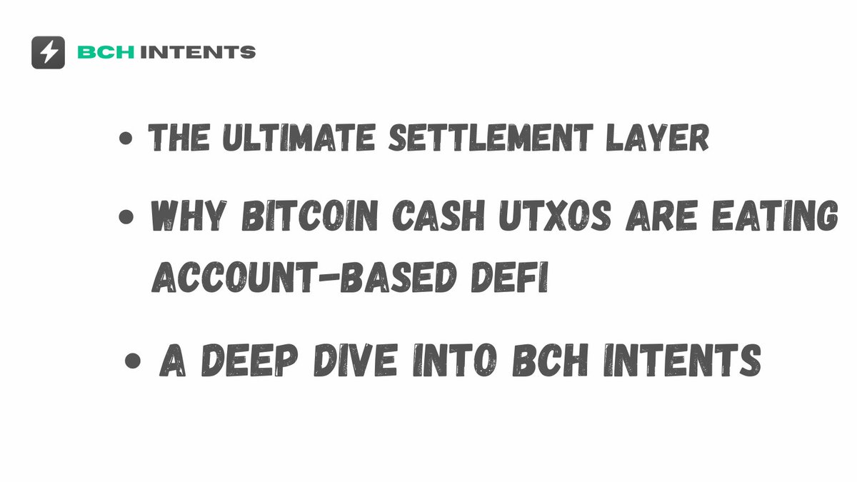 BCH Intents Protocol tweet media