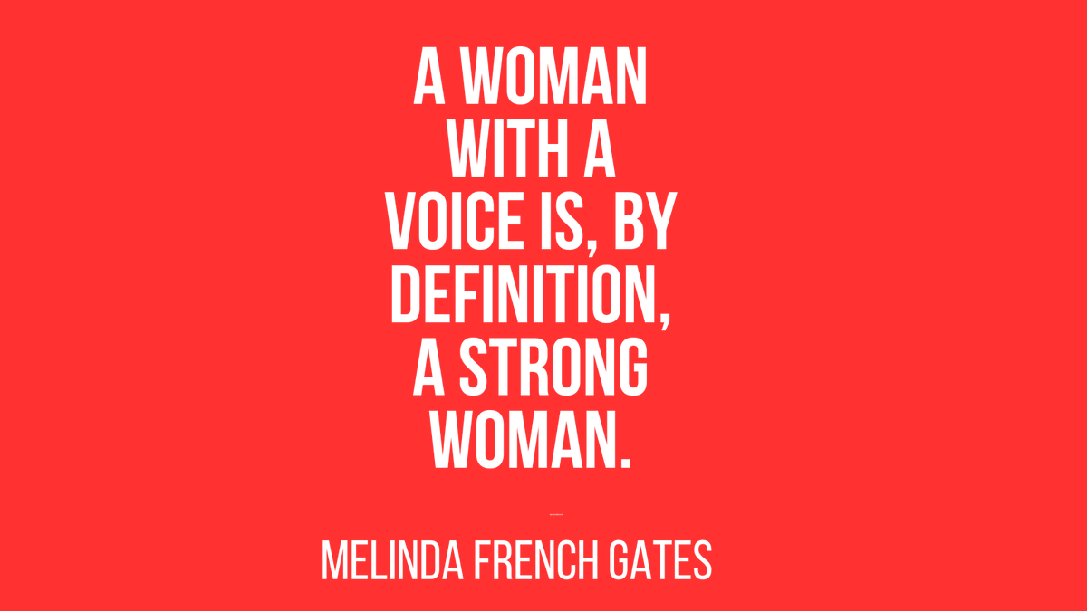 girlsconcern's tweet image. A strong woman carries the voice of those who can't speak #strength #powershift