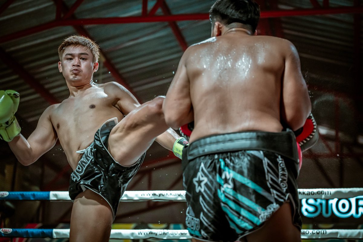 yokkaoboxing's tweet image. Locked in. No distractions. 🎯
Sangmanee is fully focused for April 11 at Rajadamnern.
This is elite mindset before war. 🥊🔥
#muaythai #fight #nakmuay