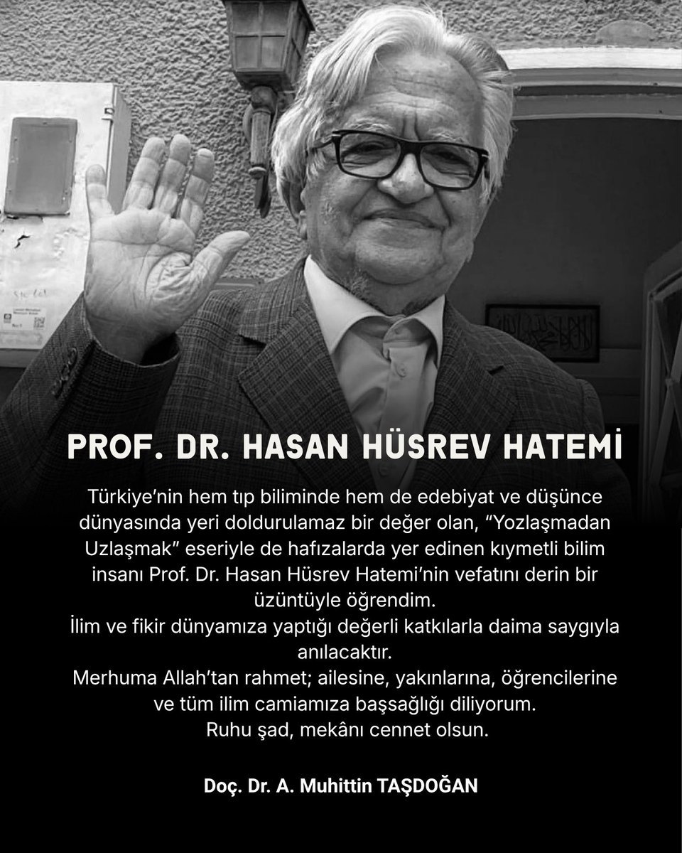 Doç.Dr. Ali Muhittin Taşdoğan tweet media