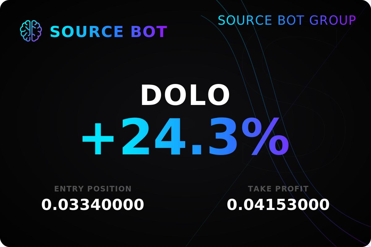 sourcebot01's tweet photo. $DOLO #DOLO https://t.co/n4Mg8iCoim