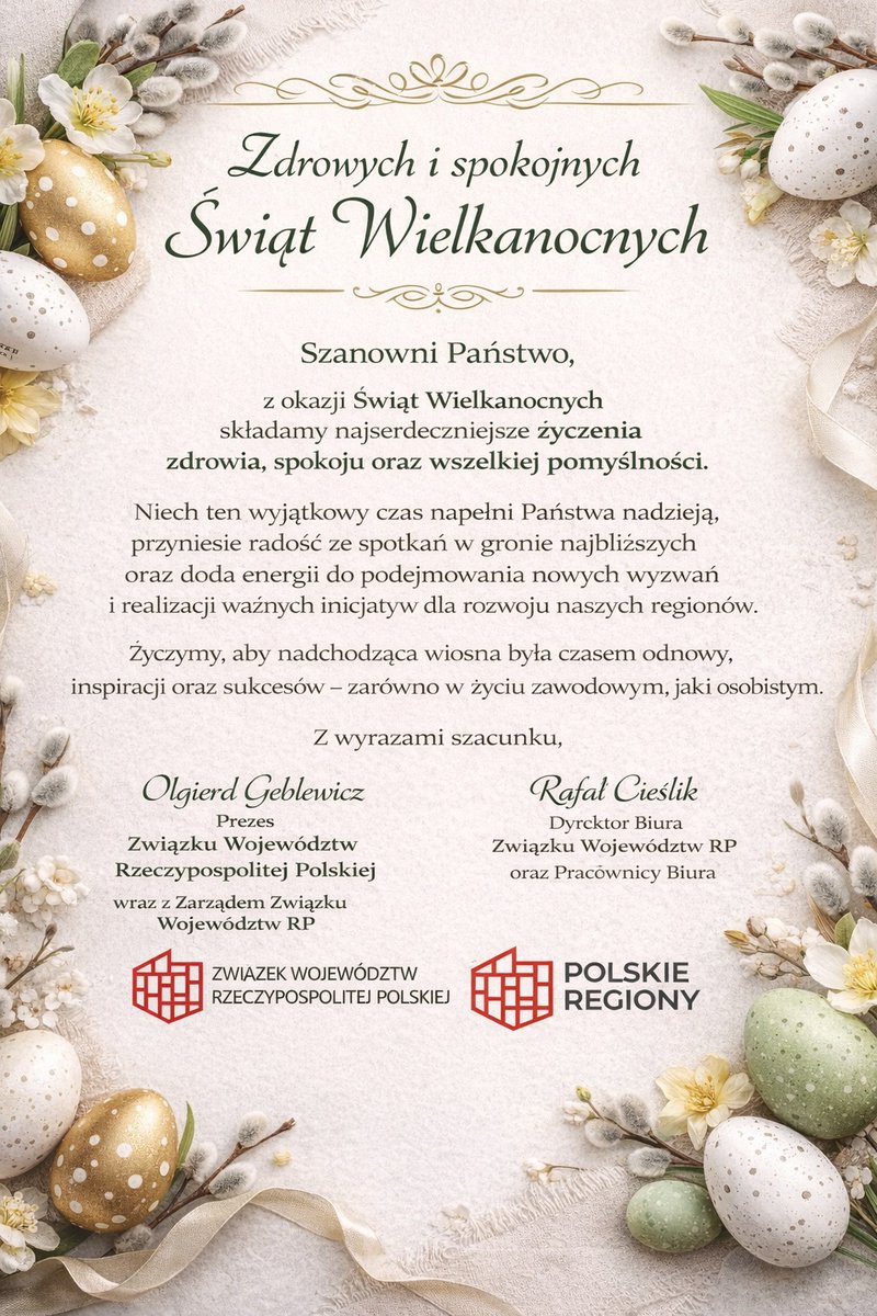 Polskie Regiony - Związek Województw RP tweet media