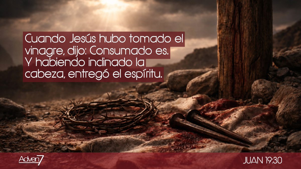 El viernes no es solo dolor, es cumplimiento: en la cruz, Cristo declaró “Consumado es”, cerrando la deuda del pecado y abriendo el camino de la redención, donde la justicia divina se manifiesta y el amor de Dios se revela hasta el extremo.

#ViernesSanto #Redención