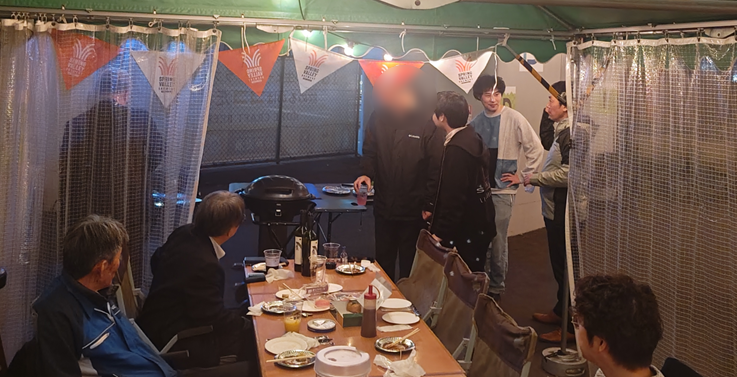 stepone_emb's tweet photo. 会社イベントでBBQしてきました！🔥
おいしい食事と楽しい時間でリフレッシュ完了✨
またこういう機会をつくりたいですね🥳
#ステップワン #BBQ https://t.co/kD5VASwn81