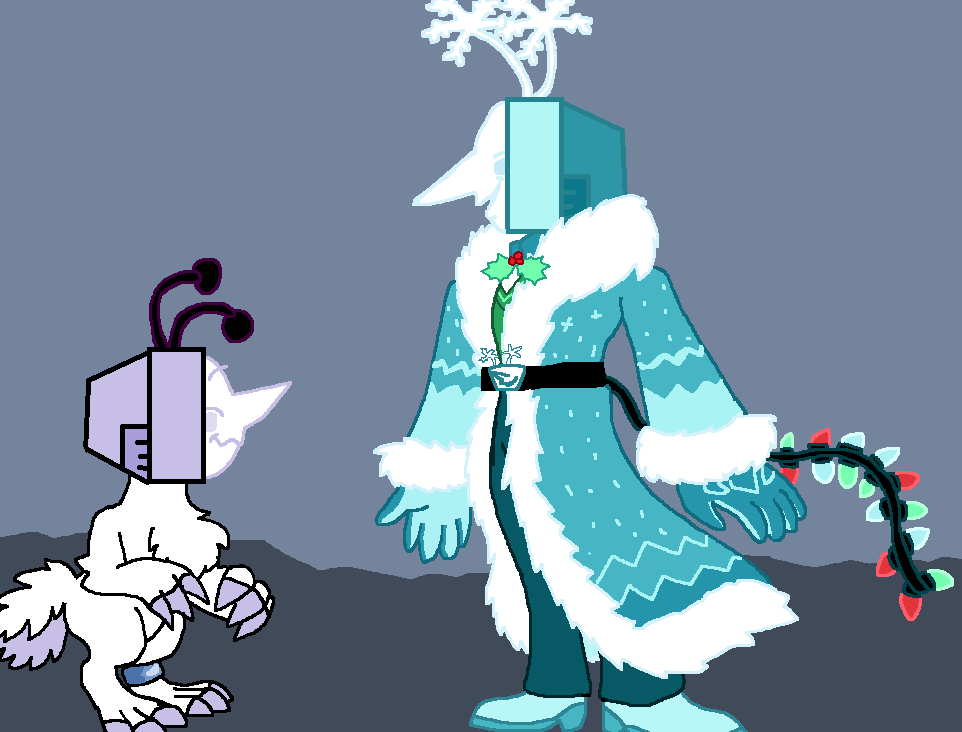 KatarinaJonss11's tweet photo. #HolidayTenna #fanart #DigiTenna #EternalXmasAU
i know we are in April now but i felt i wanted to try to draw fan art Holiday Tenna made by @trashiiplant
good practice for the incoming xmas ^^ so here i drew Holiday Tenna alongside my Digimon Tenna "TVmon" https://t.co/xsHpffhool
