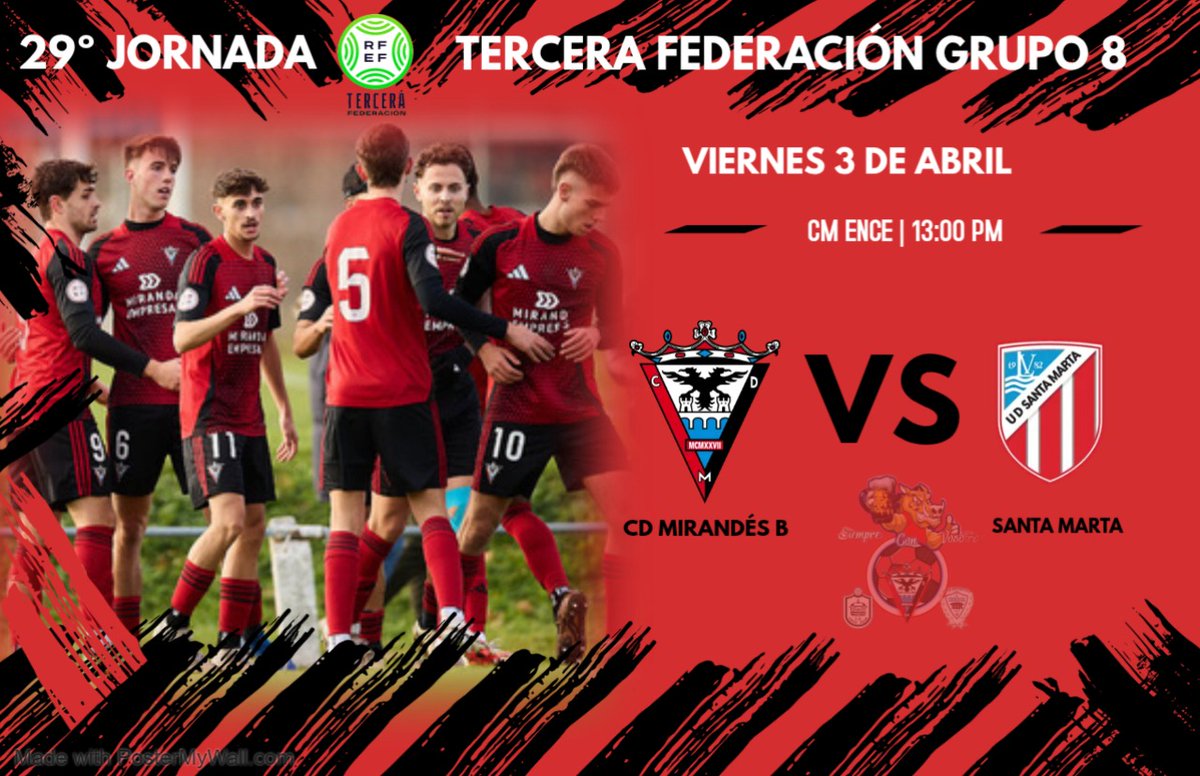 siemprecon's tweet photo. Día de partido para los jabatillos 💪

Encuentro que se podrá seguir en el canal de YouTube de Elviphotoss

https://t.co/wUGaQDnrgj

#SCVMirandes #MirandesB #MIfuturoRANDÉS #TerceraRFEF #MirandésBSantaMarta https://t.co/1eRegU9Xmg