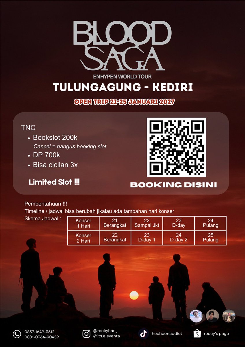 itsforhee's tweet photo. open trip dari tulungagung jatim

dm aja buat tanya tanya🫵🏻😁 https://t.co/uAzAIqNj37