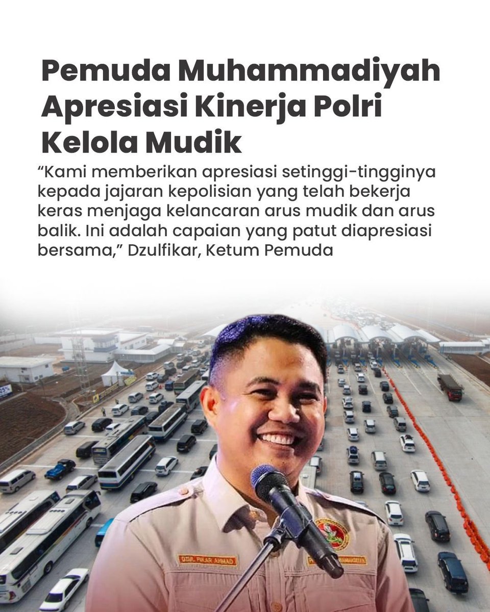 publikmemantau's tweet photo. Alhamdulillah ya, mudik lancar, walau ada sedikit catatan tapi patut diapresiasi.. #publikmemantau #polri #mudik #pemudamuhammadiyah #listyosigitprabowo https://t.co/xMC5IHREGp