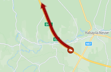 ANWBeuropa's tweet image. In #België op de #E411 Luxemburg ► Namen bij Nantimont. +20 min.