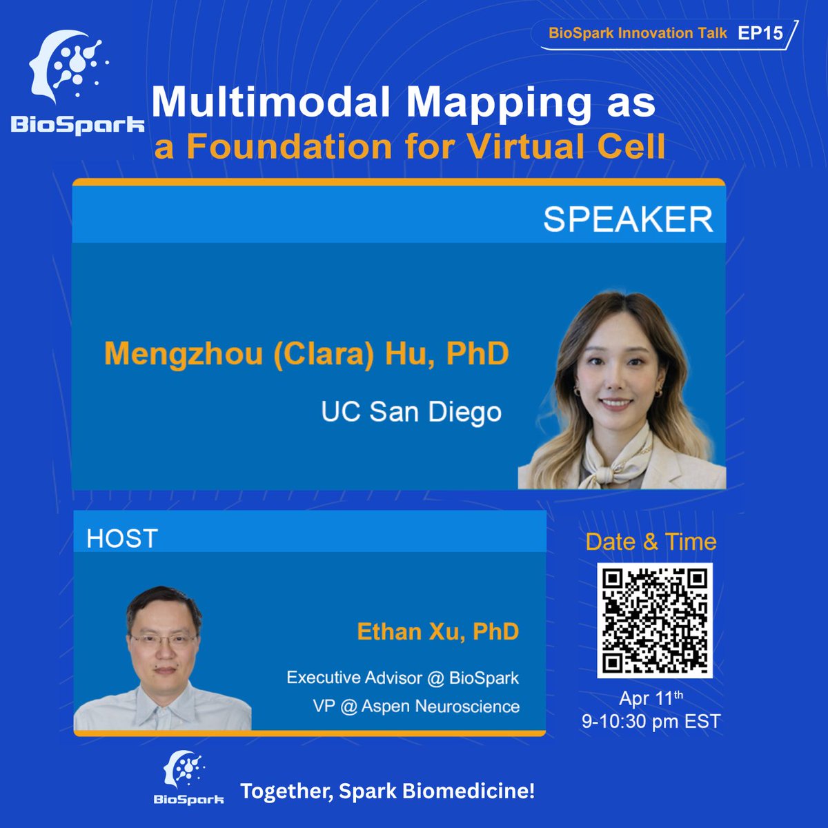 BioSpark_Group's tweet photo. The gap between molecular data and biological insight is closing. 🌉
Join us for BioSpark EP15 as Dr. Clara Hu reveals a new framework for the "Virtual Cell" powered by multimodal data &amp; GPT-4.
📍 April 11, 9:00 PM EST Details below! 👇
https://t.co/nEIHJEvFd4 via @YouTube https://t.co/ITdNfrZWaR