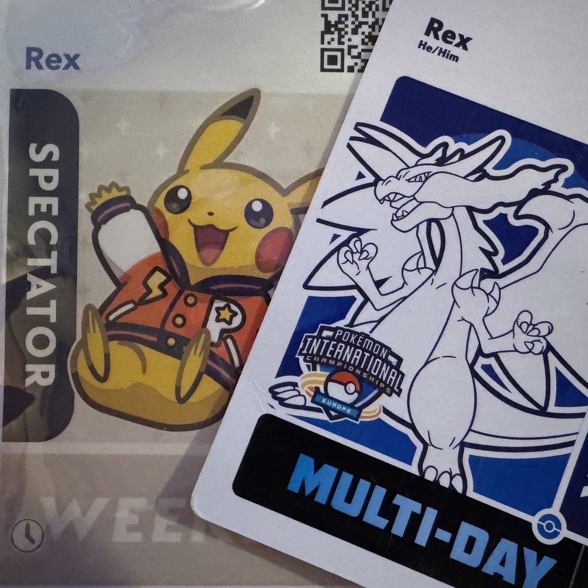 Disappointing change by <a href="/playpokemon/">Play! Pokémon</a>.
Worlds 2025 &amp; EUIC 2026 allowed for preferred names on badges.
#PokemonXP is only allowing names on Government ID for your badge name.
I can only hope support is quick to help those who will need it.
(Source: my legal name is not Rex)