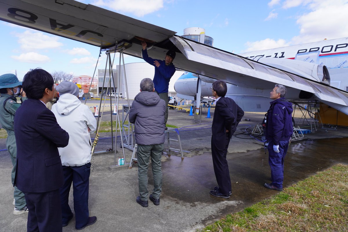 YS-11試作１号機保存プロジェクト tweet media