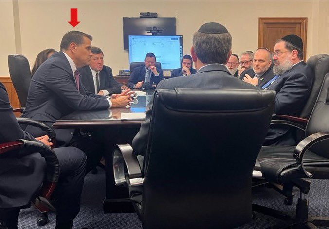 BillDargel's tweet image. Donald Trump is only doing what Miriam Adelson, Susie Wiles, and the men in the tiny hats tell him to do.