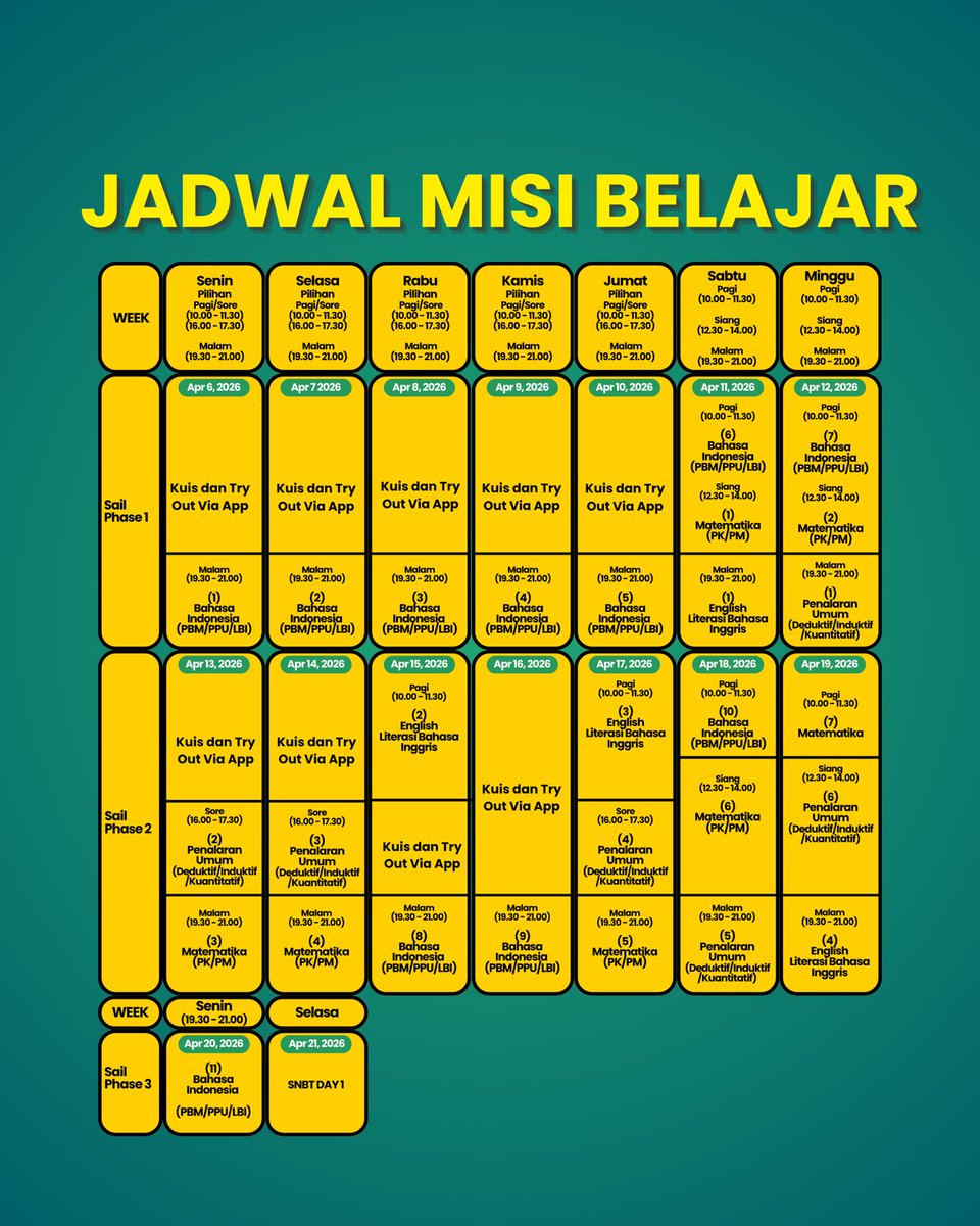 BIMBEL ONLINE/LES PRIVAT/KELAS SNBT KKI IUP 2026 tweet media