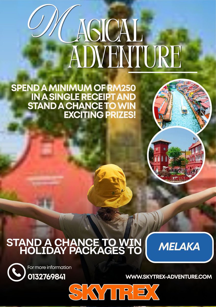 skytrexofficial's tweet photo. 🌟 Adventure awaits at MATTA Fair! 🌟

Get ready to level up your thrill with Skytrex — now at an exclusive 30% OFF all tickets! 🌳✨ 

🎁 Plus, don’t miss your chance to win amazing prizes when you grab this deal!

📍 Catch us at MITEC
🗓️ 3–5 April (This Weekend!) https://t.co/G1GZPo2ZcM