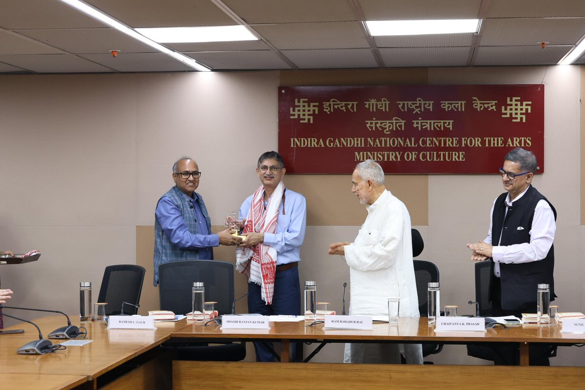 Ramesh C Gaur, Dean IGNCA & Ex-Director,NSD tweet media