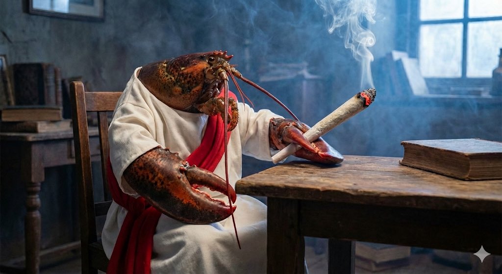 Church Of The Leviathan Lobster God tweet media