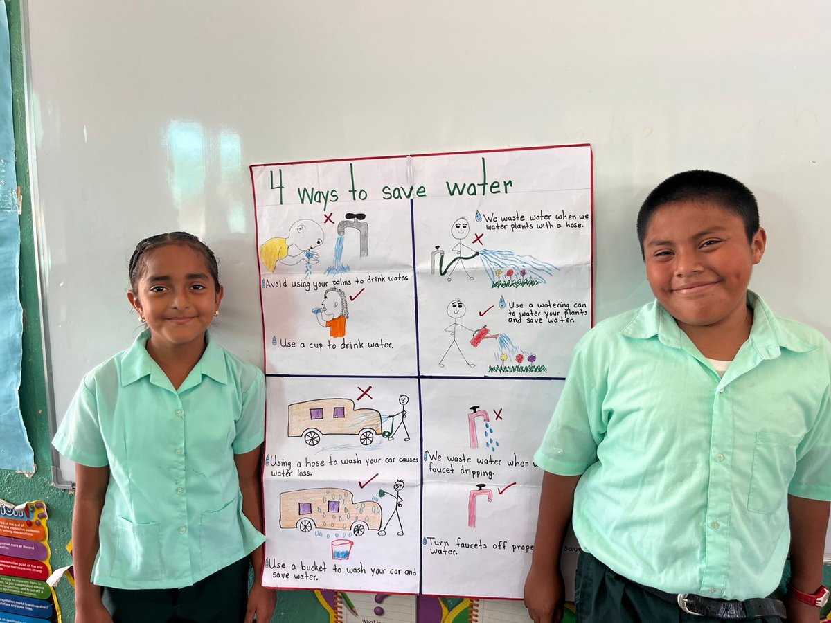 EmbPanamaBelice's tweet photo. El proyecto titulado: "Explorando el Mundo Subterráneo: Educación para niños sobre el agua subterránea y su calidad de agua", fue implementado en cinco (5) escuelas primarias en diferentes distritos de Belice, dirigido a estudiantes que cursan el sexto grado. https://t.co/YBsVuqZwlg