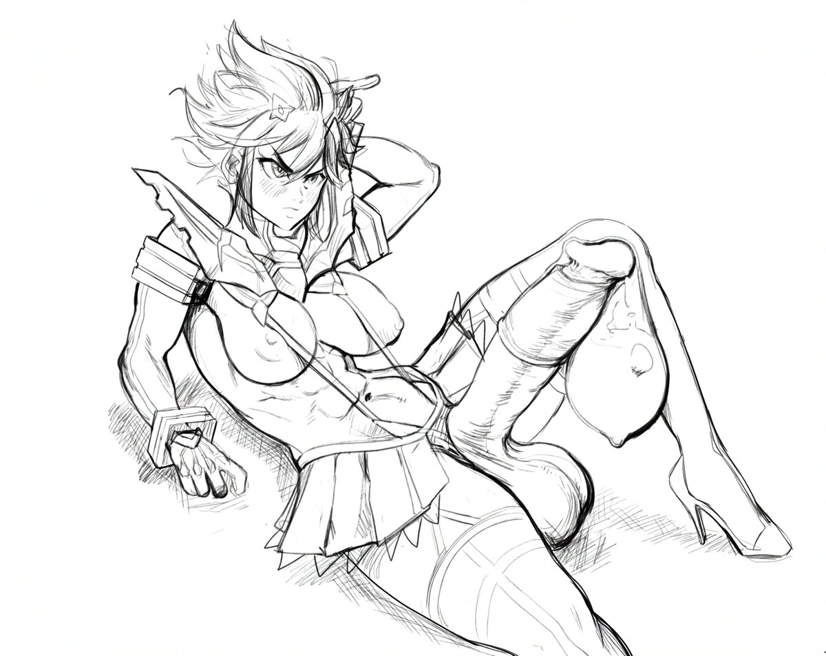 matoi ryuko you were hiding this big weapon all the time 🫣and is that just one load? 😋🥵