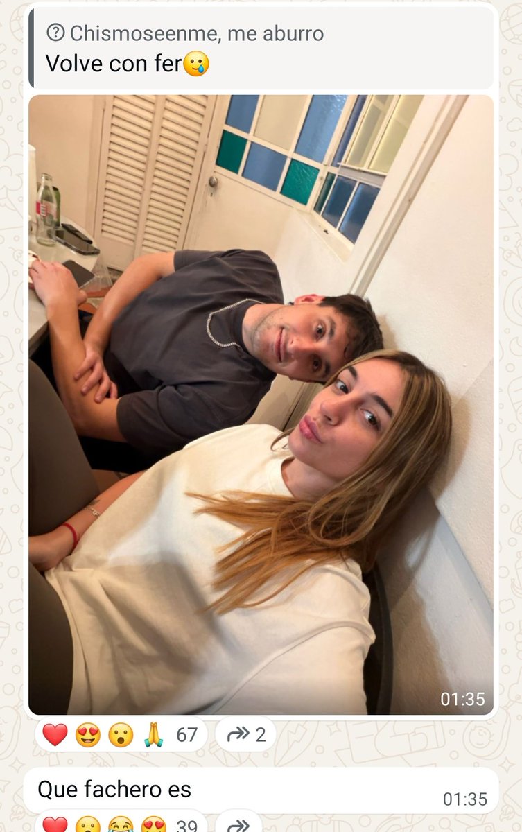 Le agarro el cel fermin parece. Pero todo lo q sea migaja se agradece