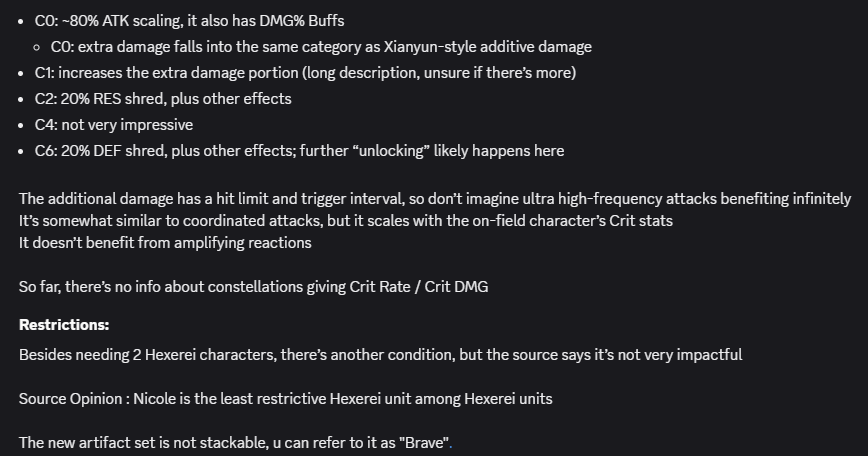 6.6 Possible Nicole Kit

-Via Chugou, TL MeowTews (STC)

#GenshinImpact