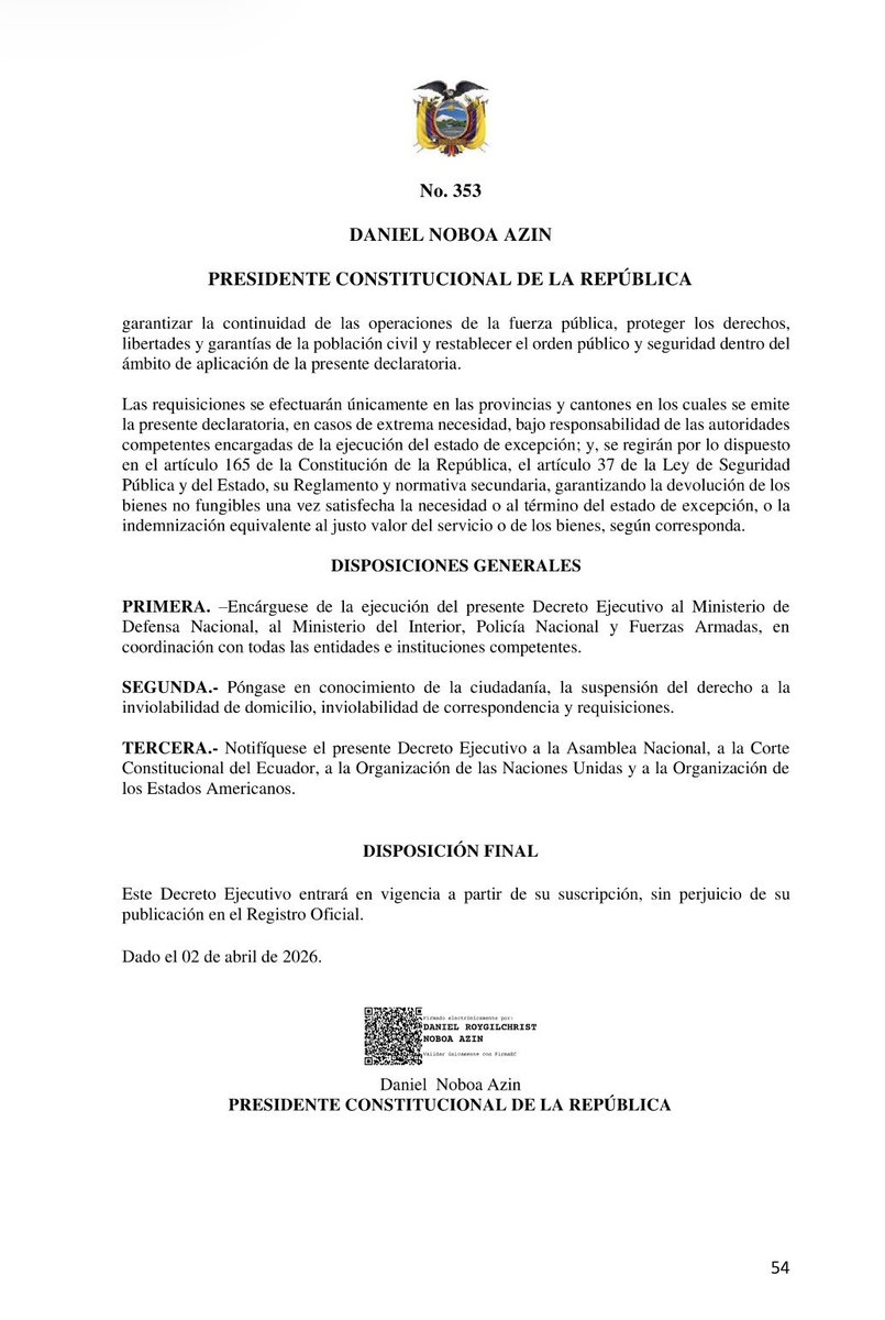 Kevin_J_V's tweet photo. Una cosa es la habilitación constitucional y otra muy distinta el riesgo d desviación de poder.

Sin controles efectivos y en un contexto político polarizado, esta medida puede convertirse en un instrumento d persecución selectiva, vulnerando el debido proceso.

#NoAlAbusoDePoder https://t.co/LRnIf30s5N