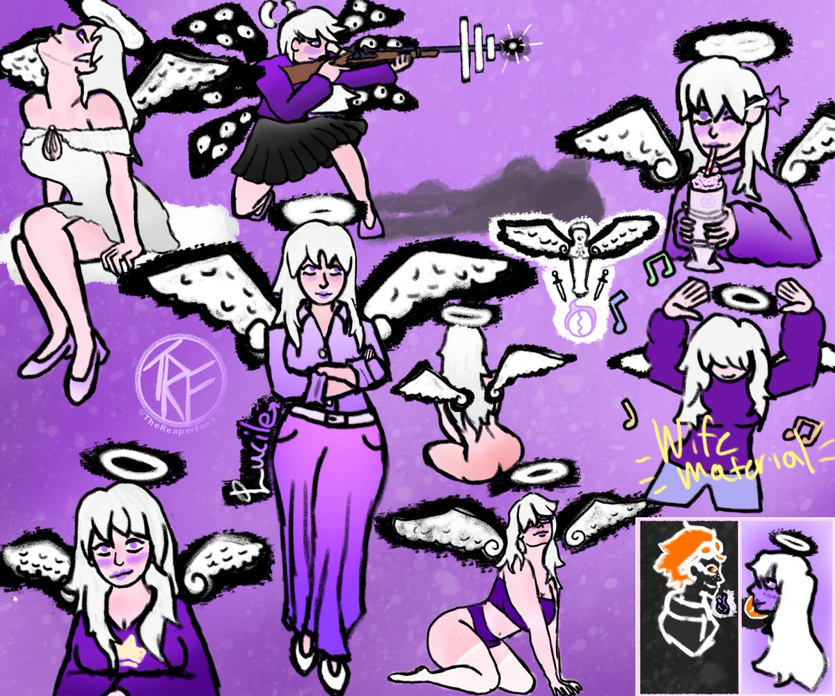 TheReaperFoxx's tweet photo. @DarkMagicArtist Here is my #ocs https://t.co/TnSJstrOVO