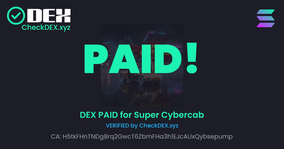 Super Cybercab tweet media