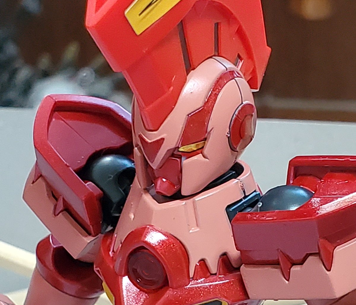 #ダンボール戦機
赤いアキレス完成