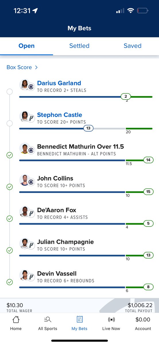 Drewaved32's tweet photo. @FDSportsbook yall just can’t let me be great huh ? https://t.co/BHjjzvFA3v