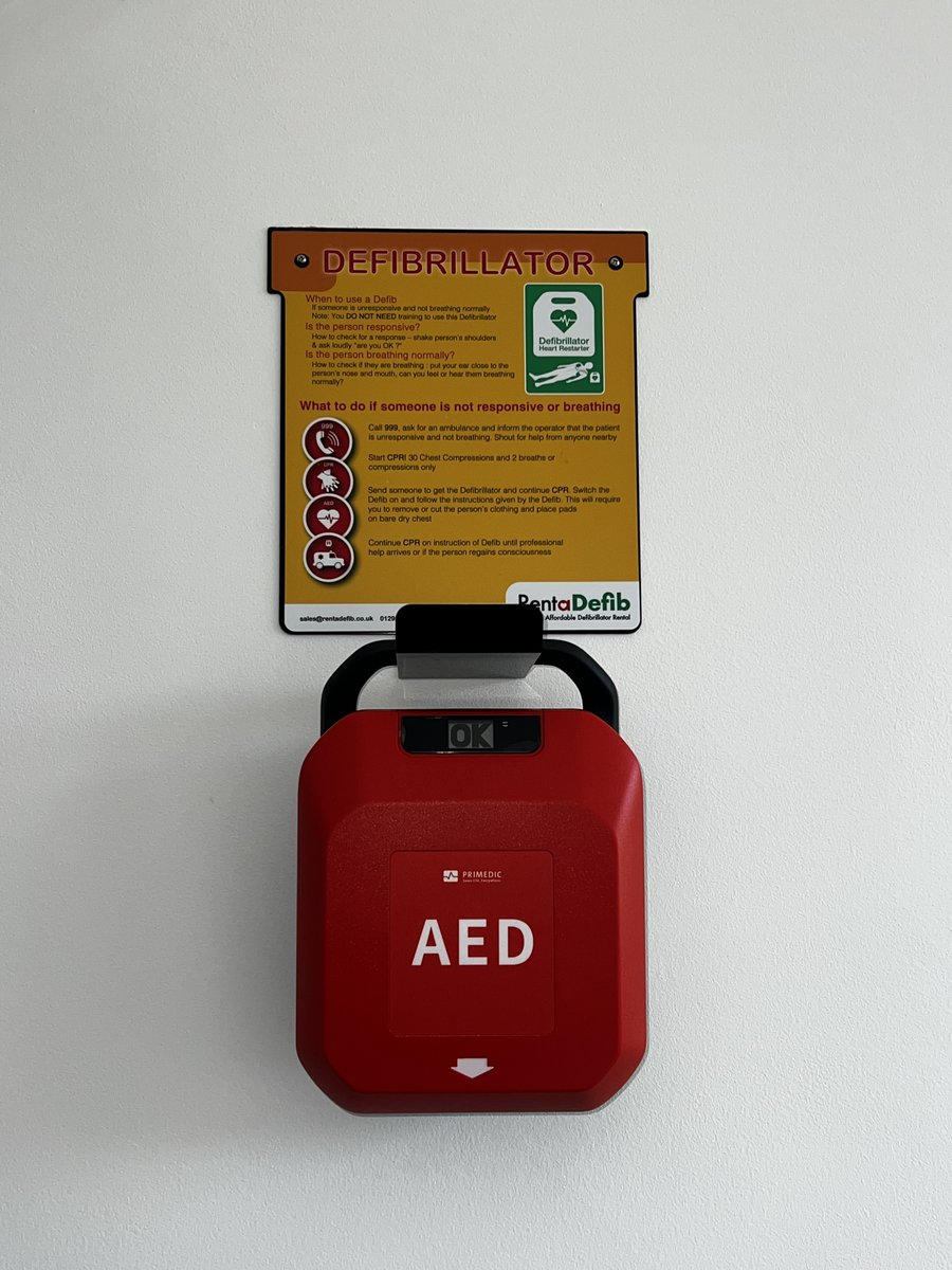 We’re proud to share that #IMOHQ now has a defibrillator on site, a small addition that could make a life-saving difference.

In a cardiac arrest, every second counts. Immediate access to a defibrillator can significantly improve survival rates.