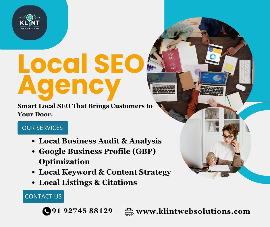 KlintWebS's tweet photo. If your business isn’t showing up on Google, your customers are going elsewhere. 
Local SEO = More visibility + More customers

#LocalSEO #SmallBusiness #GoogleMyBusiness #SEO #DigitalMarketing https://t.co/hZIjGeR07N