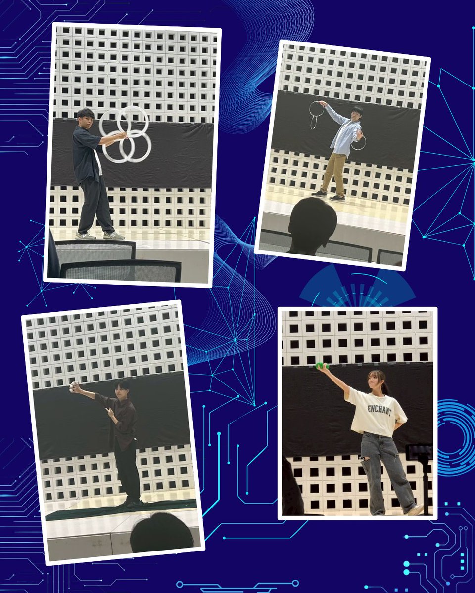 kogakuin_magic's tweet photo. 活動紹介その3【7月：サロン会】
1年生の初ステージ！先輩やOBOGの前で、1ヶ月の練習成果を披露します。

✅ 曲に合わせたジャグリング＆ステージマジック
✅ 先輩がマンツーマンで指導するから安心！
緊張を乗り越えた後の、先輩たちの温かい拍手は一生モノです！#工学院大学 #春から工学院 https://t.co/hKFAAU3bPf
