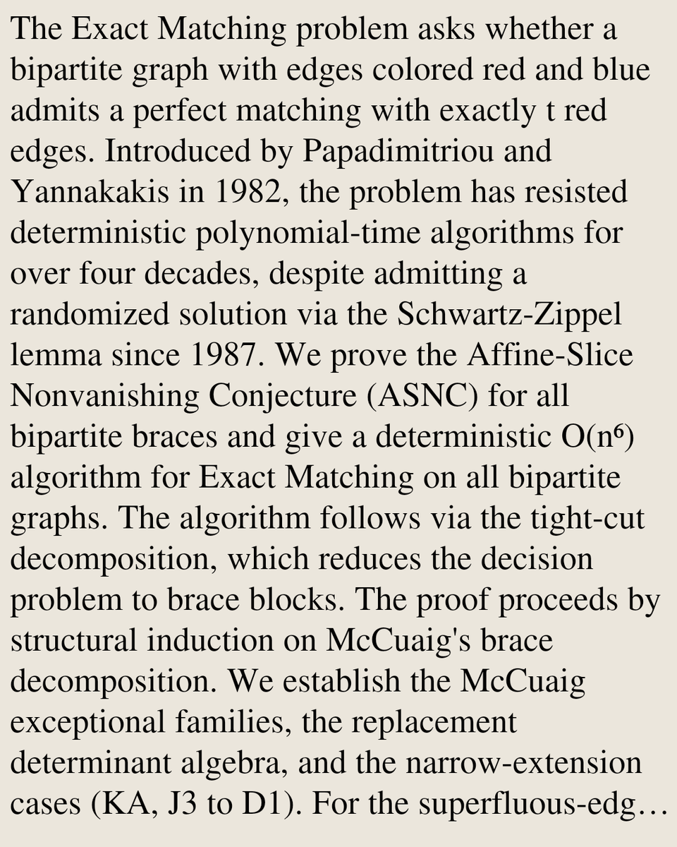 Discrete Mathematics Papers tweet media