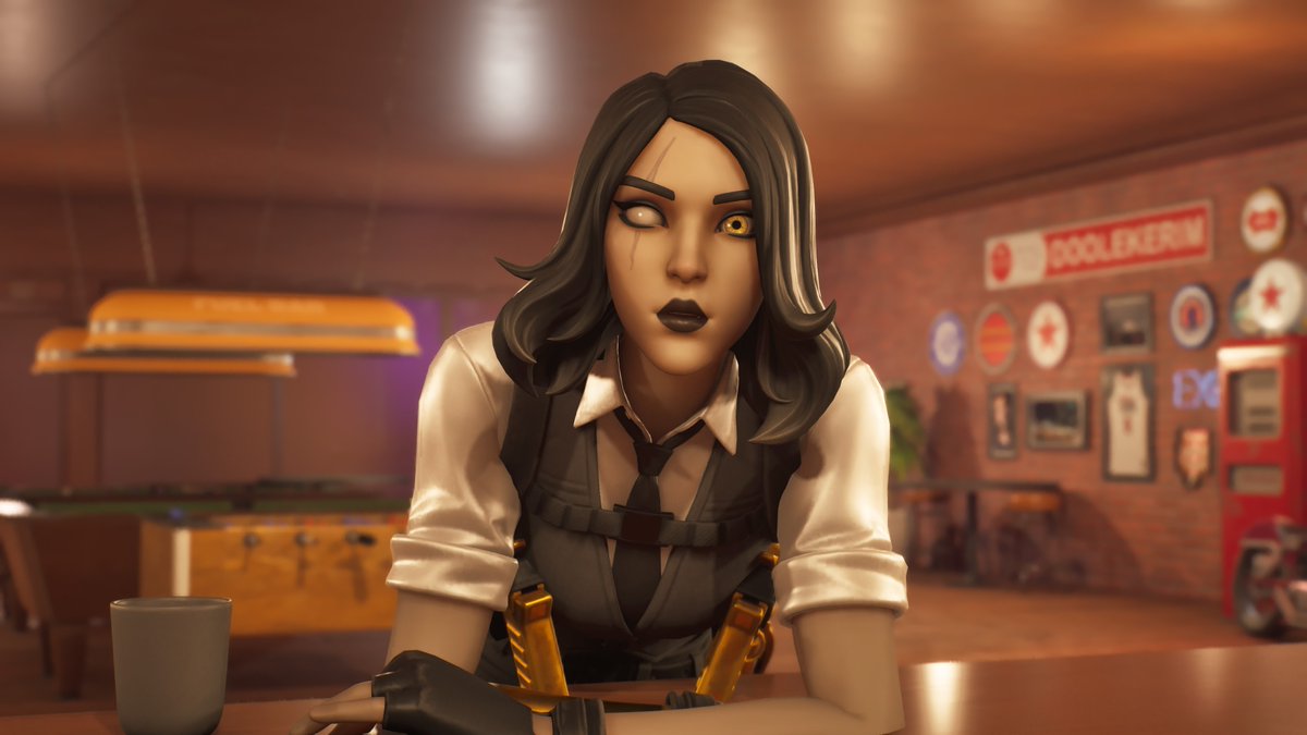 Fortnion1975's tweet image. 使い道のわからない面白エモートでも
撮り方次第ではこうなります😊
#FORTNITE　
#Marigold