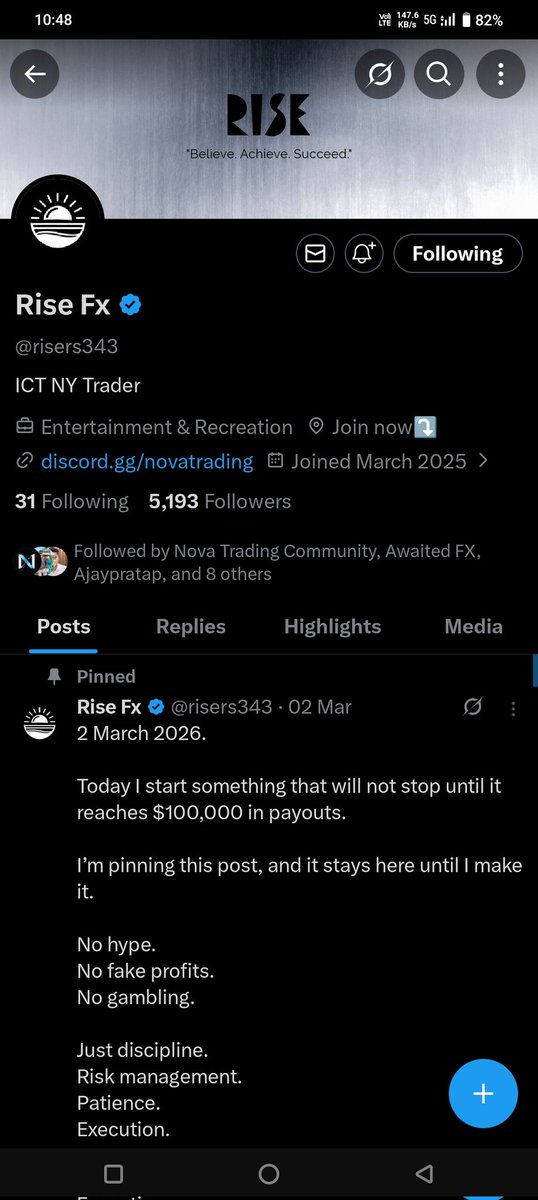 tushar_traderfx's tweet photo. @risers343 @hyrotrader_com @Ashutoshk2705 @m17_bca @wizziejo7 
Done ✅ https://t.co/oz5vXCDlF7