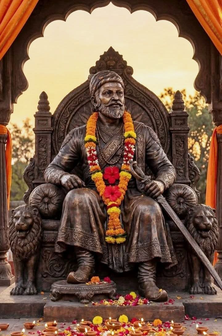 शौर्य, पराक्रम और स्वाभिमान के प्रतीक, अद्वितीय रणनीतिकार एवं कुशल शासक हिंदवी स्वराज के संस्थापक छत्रपति शिवाजी महाराज जी की पुण्यतिथि पर उन्हें कोटि-कोटि नमन।

मातृभूमि की रक्षा, धर्म और सम्मान के लिए उनका त्याग, साहस और नेतृत्व हम सभी के लिए सदैव प्रेरणास्रोत रहेगा।