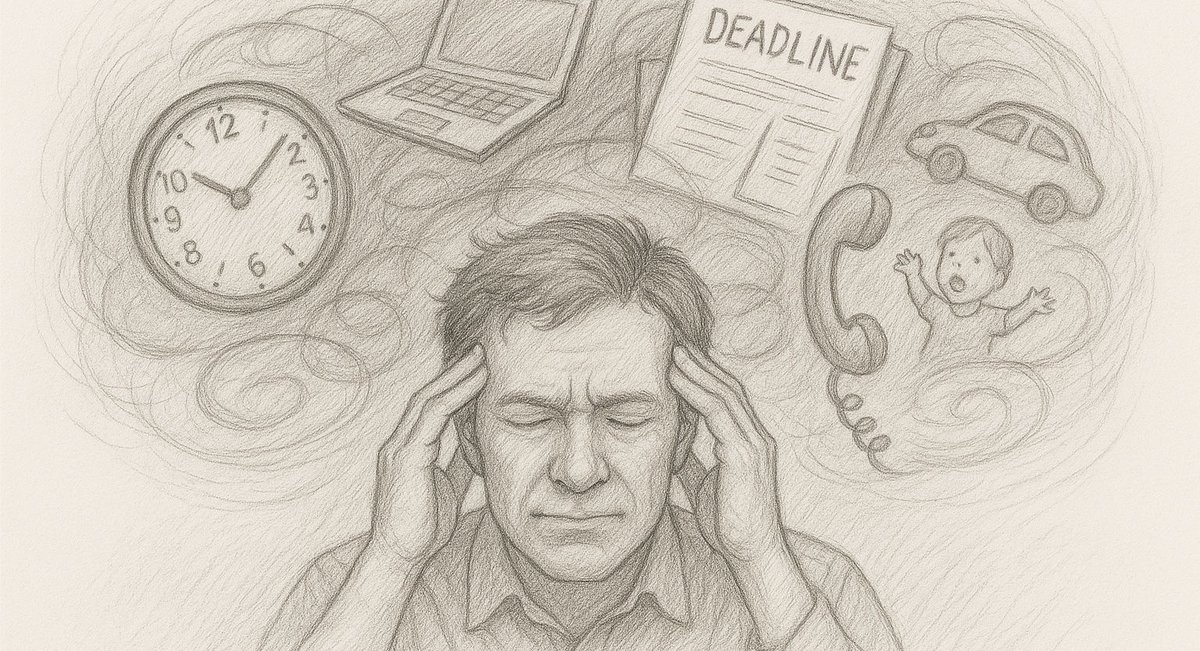 Viele Menschen behandeln Stress wie das Wetter: Er ist halt da und man muss ihn aushalten. Genau das ist der Denkfehler. Stress entsteht meist nicht durch einzelne große Ereignisse, sondern durch viele kleine Entscheidungen, Gewohnheiten und Strukturen im Alltag. Wer das erkennt, kann beginnen, ihn Schritt für Schritt zu reduzieren. Nicht durch radikale Veränderungen, sondern durch klare, bewusste Anpassungen. Genau dort liegt der Hebel.  #Stress #Gesundheit #Selbstreflexion #Alltag #Klarheit #MentalHealth #Persönlichkeitsentwicklung